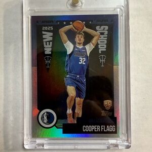 🏧2025-26 Topps New School Cooper Flagg RC #NS-1 Rookie Mavericks 🔥